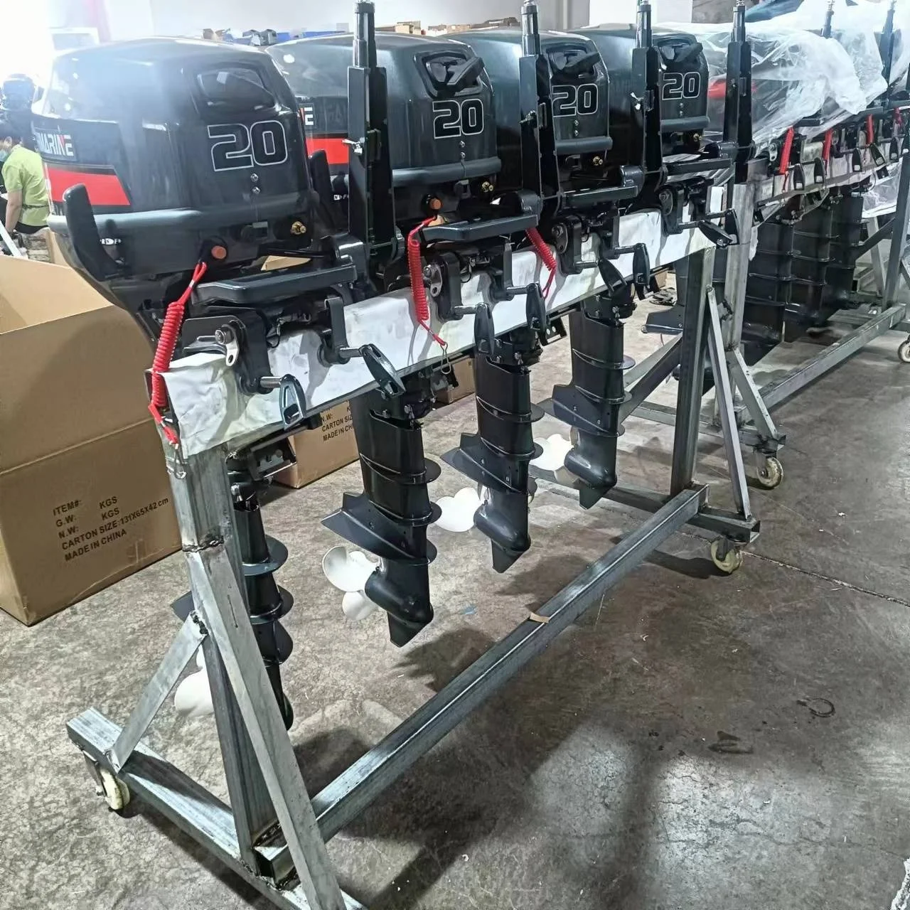 Himarine Brand Small Marine Saltwater 20HP Outboard Motor Engines for Inflatable Fishing Boat