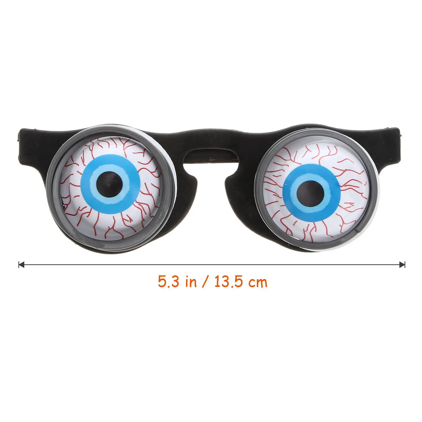 Primavera ativado horror globo ocular óculos engraçado novidade mordaça brincadeira brinquedo para crianças homens festa de halloween favores óculos