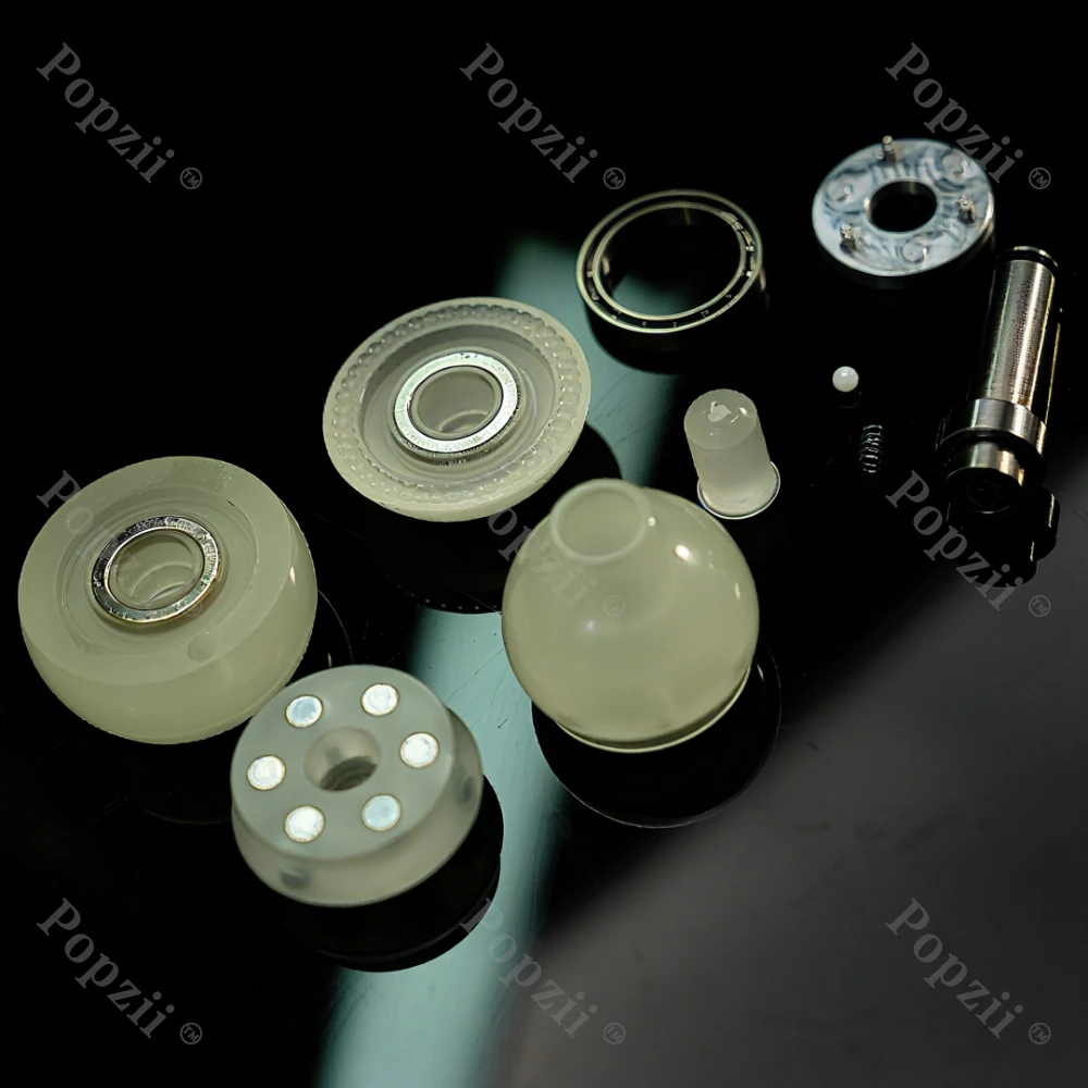 HALOOPLAYER EDC Luminous Gourd Fidget Spinner Haptic Coin Mechanical Ratchet Coin Office Stress Relief Gadgets Anxiety Toys