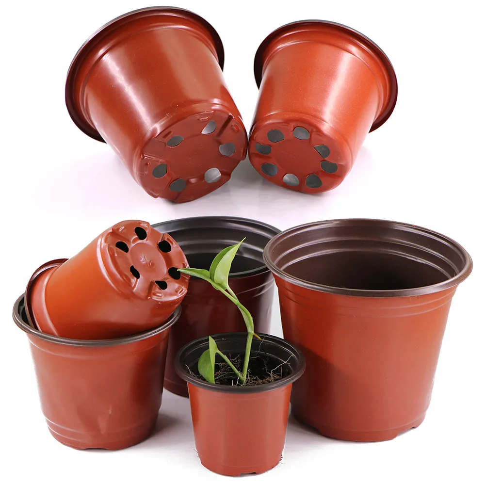 6 Size Garden Plant Pot Flowerpots Nursery Seed Starting Lightweight Breathable Maintain Humidity Flower Vegetable Container Box