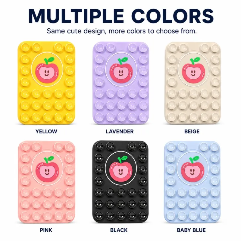 

New For Magnetic Phone Holder Magsafe Suction Cup Silicone Magnet Wall Mount Stand For iPhone 12/13/14/15/16 Universal Bracket