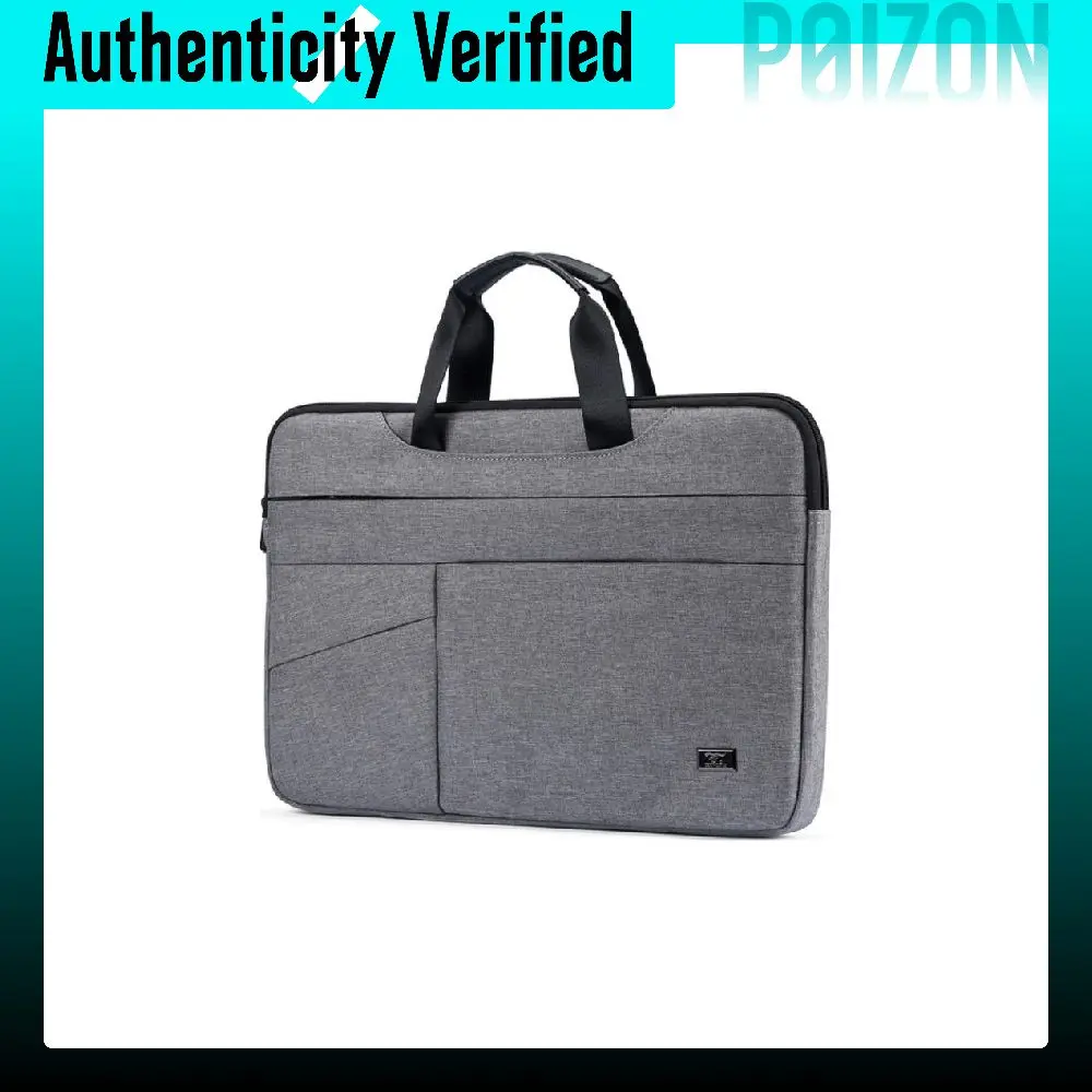 SEPTWOLVES Oxford Briefcase Medium Homme Noir/Gris CD121606-2