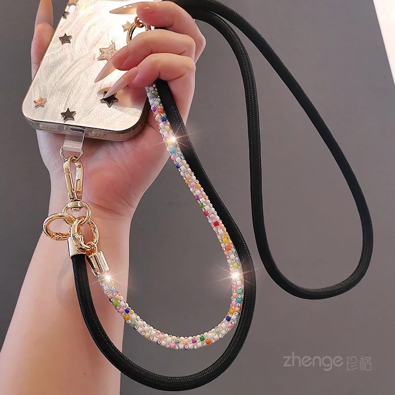 

3-in-1 Women's Crossbody Lanyard, Small Bee Pendant, Fashionable & Anti-Lost, for Phone/Camera/Bag