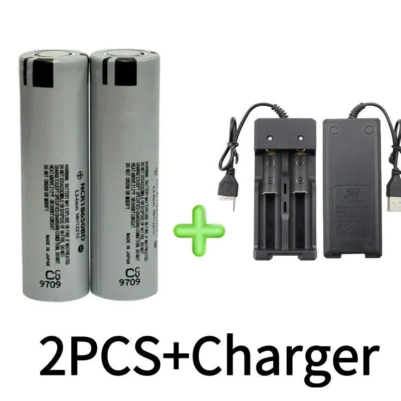 

2024 100% Rechargeable Lithium Battery NCR18650 BD 3.7V 3200mAh Reverse Lamp Charging USB Original Lifepo4 Comes with Charger