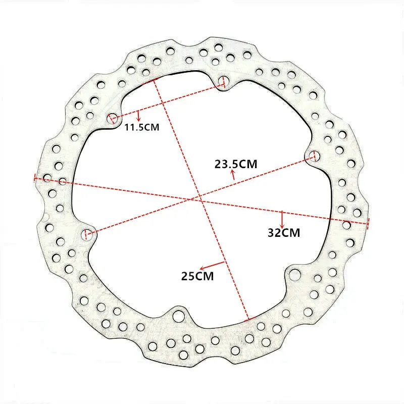 Motorcycle Front Rear Brake Rotors For Honda CB500 CB650 CBR500 CB500F CBR650 CB650F RA ABS CB 650 500 F/X/FA CBR650F Brake Disc - view 4
