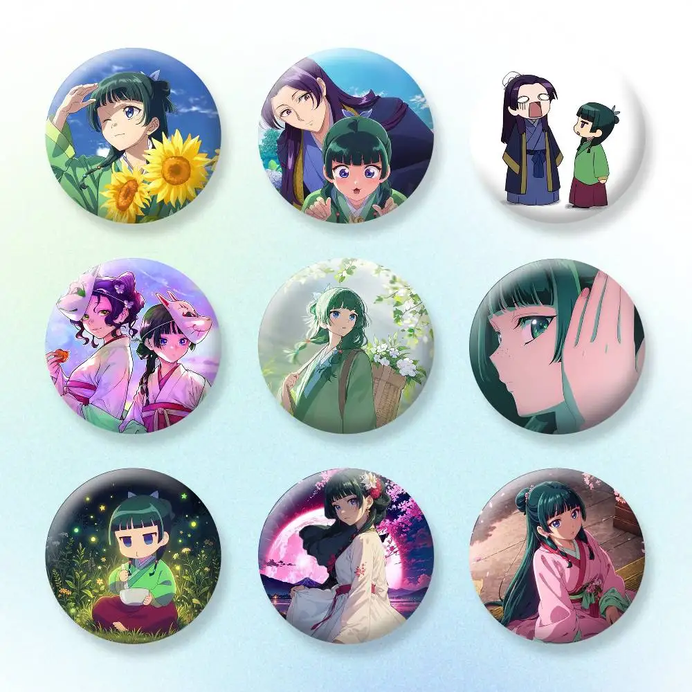 

T-The A-Apothecary Diaries Maomao Badges Creative Tinplate Button PinsBrooch Badge Clothes Backpack