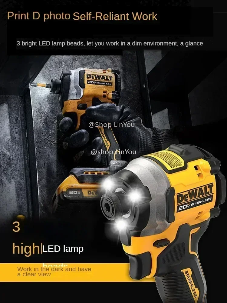 DeWalt new model DCF850 electric driver 20V lithium battery brushless battery screwdriver high torque tool bare machine