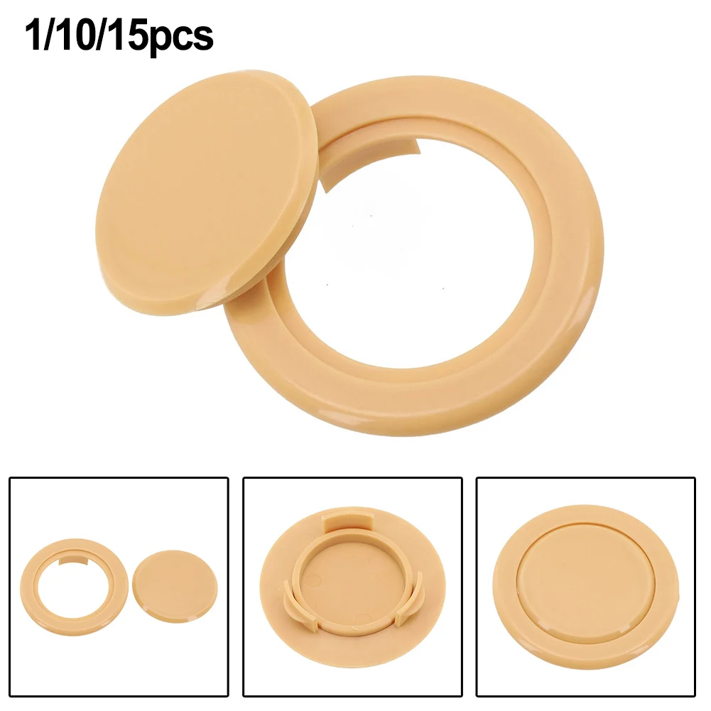

Patio Garden Table Parasol Umbrella Hole For Ring Cover Set 2 Inch Plastic Brown Protection Hole Beach And Umbrella Ring-Cover