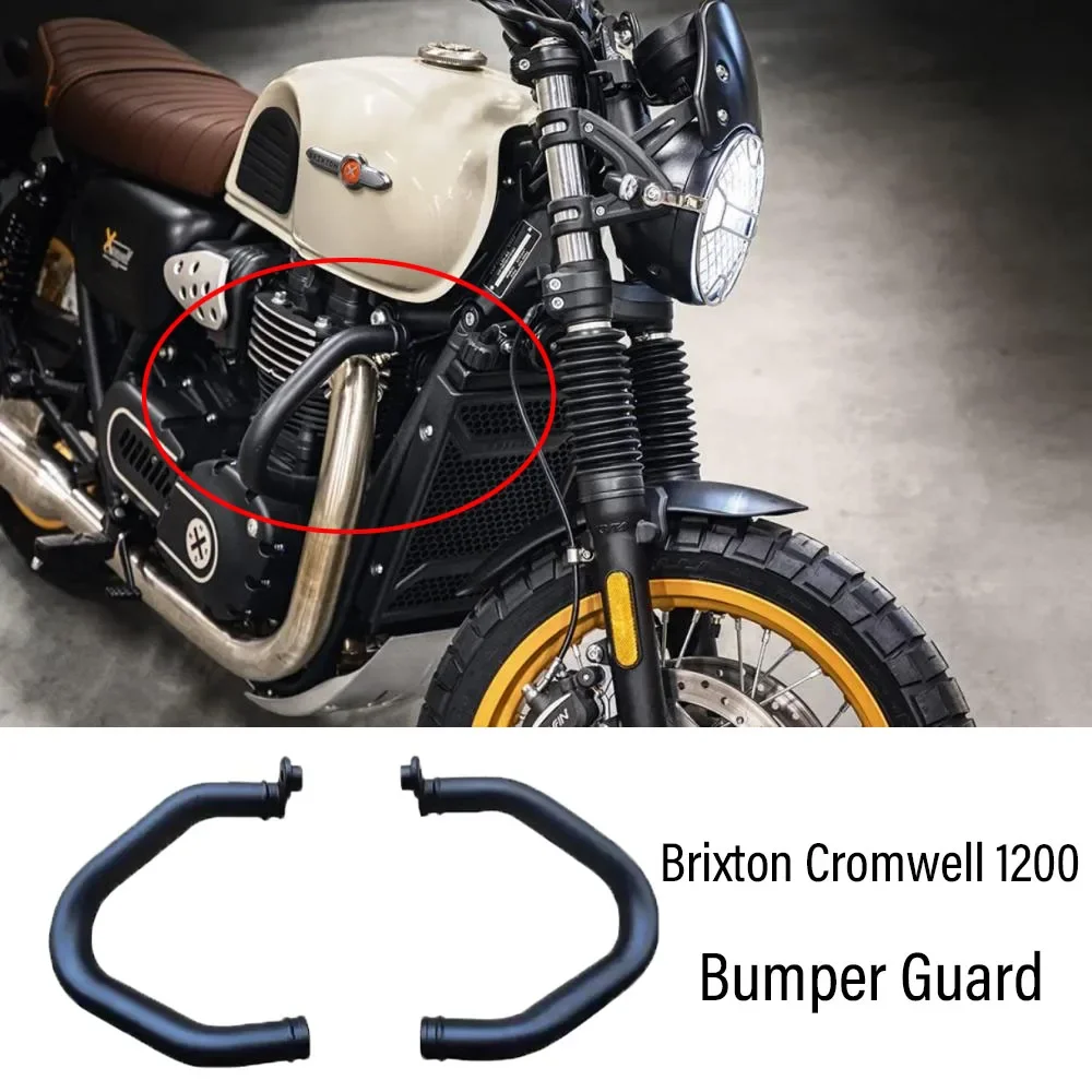 

New For Brixton Cromwell 1200 Cromwell1200 1200Cromwell 1200 Engine Guard Engine Guard Crash Bar Protection Bumper Guards