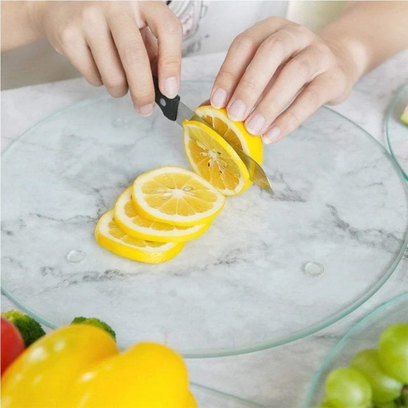 N7MD Acrylic Antislip Transparent Cutting Board for Kitchen Counter Countertop Tool