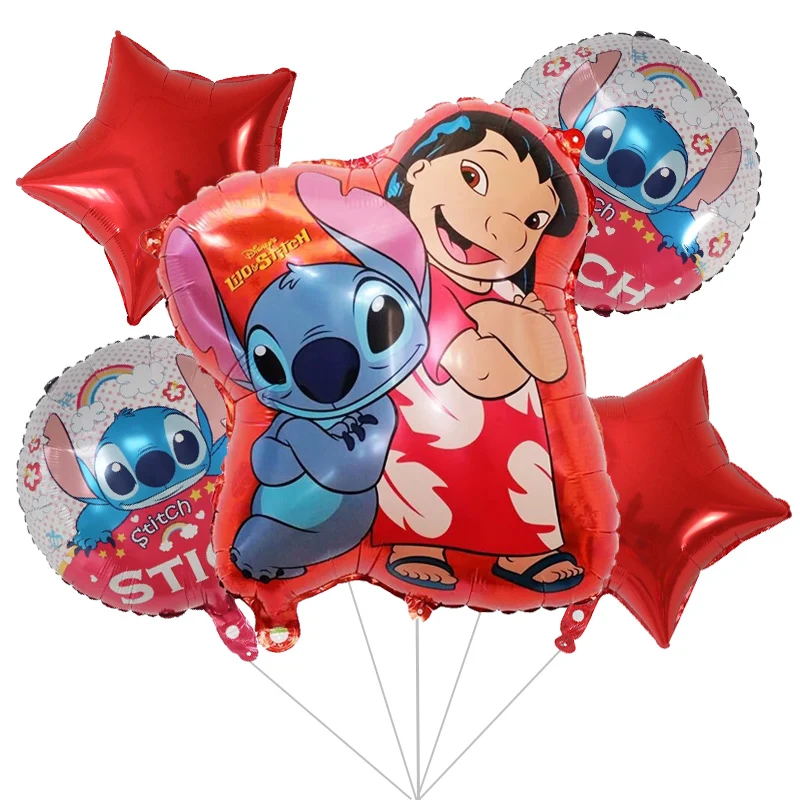 Disney Stitch Birthday Party Balloons Lilo & Stitch Balloon Sets Baby Shower for Kids Birthday Party Decorations Supplies Gifts