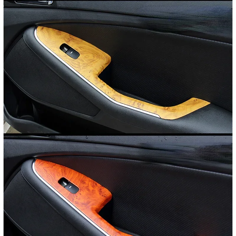 Auto Holzmaserung Film Auto Interieur PVC Autos allgemeine Körper Farbwechsel Film Retro Holzmaserung dekorative Pfirsich Holz Papier