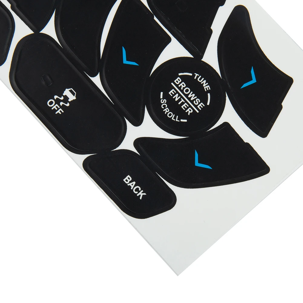 High Quality Button Repair Sticker A/C Climate Control Black Decals Direct Replacement Front For Chrysler 14-17 200