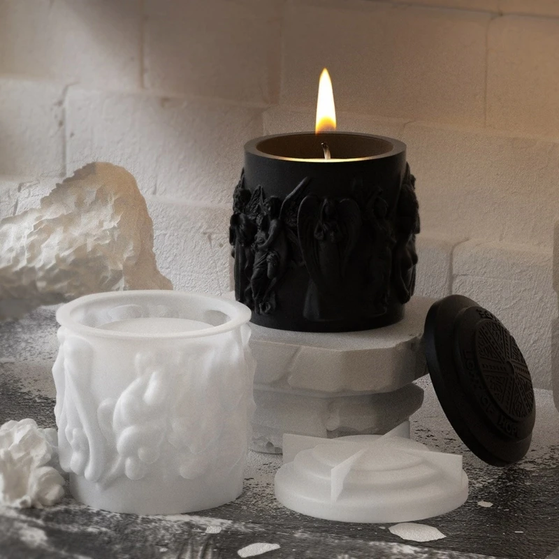 Jewelry Box Molds Storage Container Molds with Lid Decoration for DIYs Craft