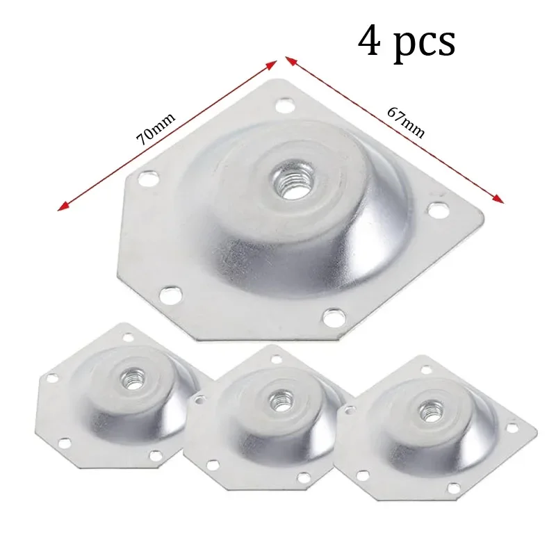 

4 шт. монтажный кронштейн для ножки стола, 12 градусов, фаски, крепежные детали мебели, деревянные аксессуары, домашняя фурнитура для ножек стола, дивана