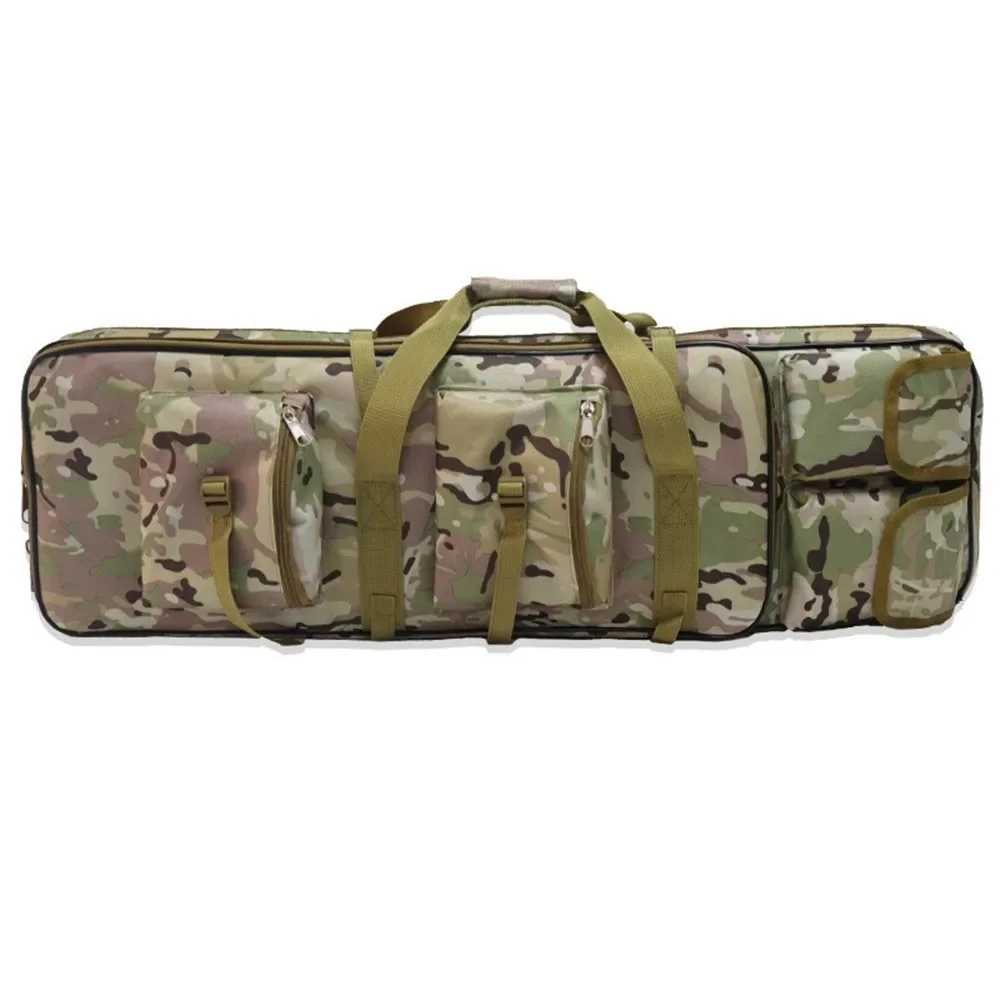 Outdoor Fan Shoulder Backpack Bags Gun Fishing Rod Gear Safe Storage Travel Handbag Waterproof Camouflage Tactical Storage Case