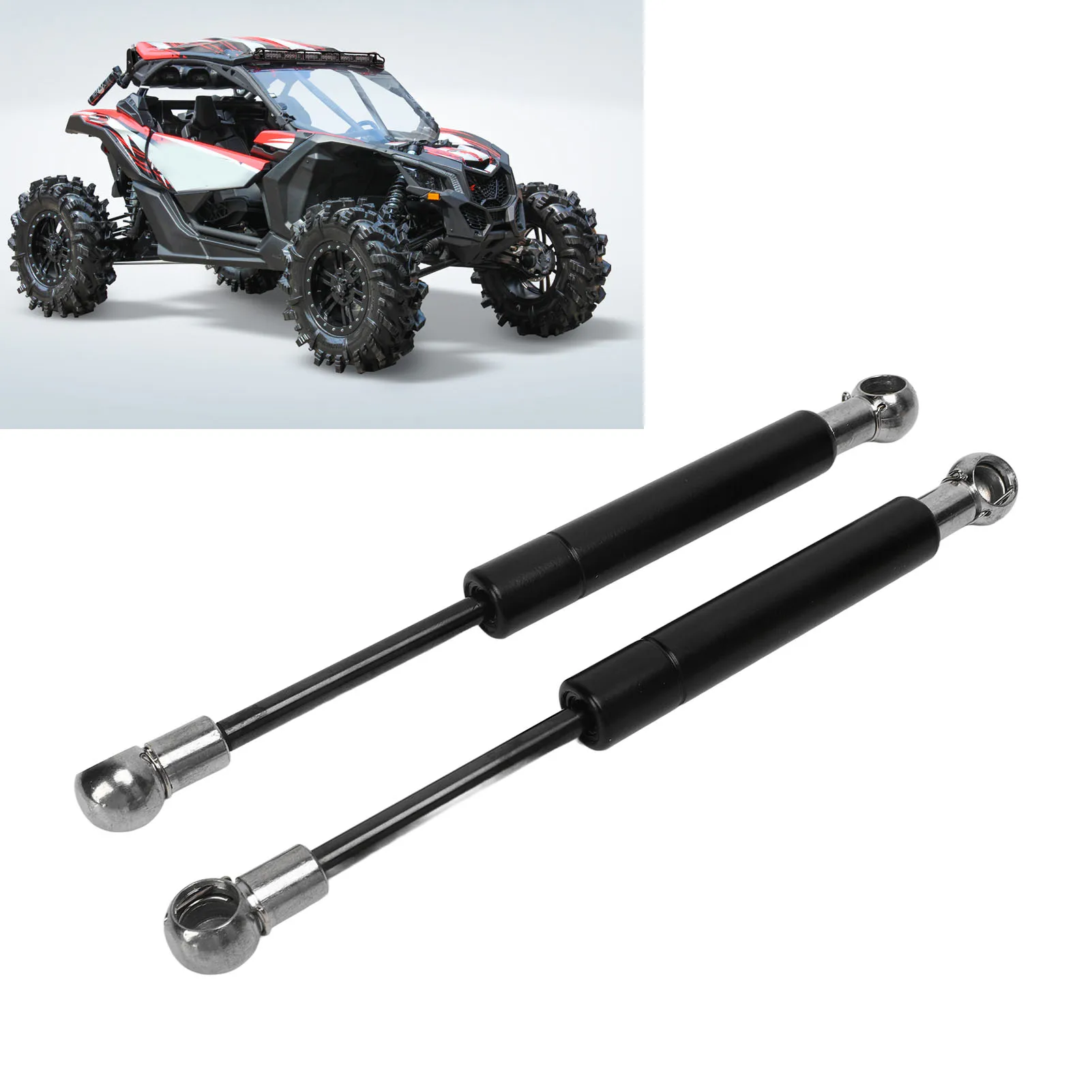 UTV Deuropener Kit Billet Aluminium Geanodiseerd Zwart Deur Schokken Strut Vervanging voor Can-Am MAVERICK X3