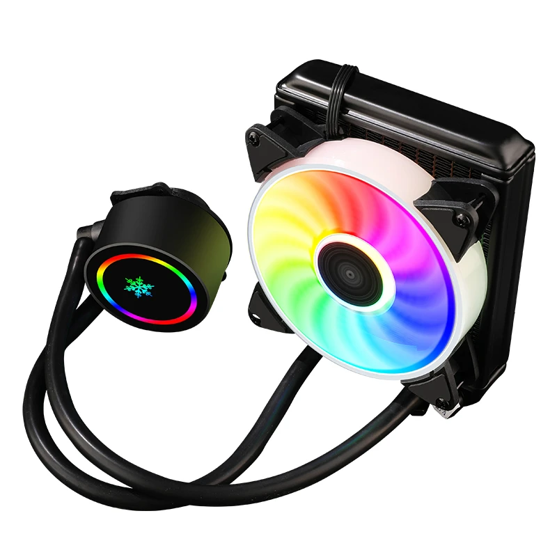 Kllisre CPU Water Cooling Cooler Fan Ventilador RGB For Intel LGA 1150 1151 1155 1200 1366 2011 AMD AM3 AM4 Liquid Radiator