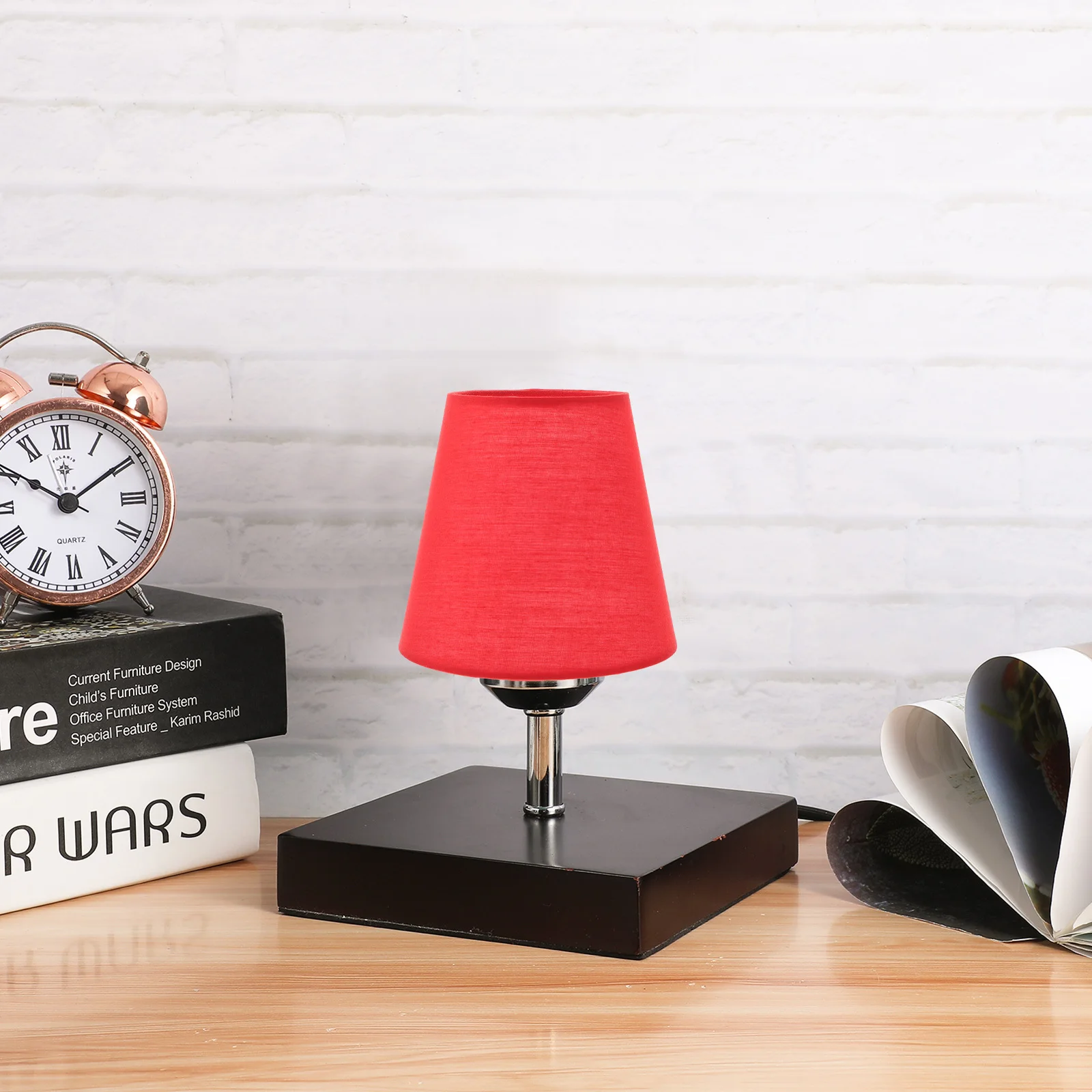 

Lamp Shade Clip On Bulb Small Table Light Shade For Home Bedroom Living Room Modern Replacement Durable Iron Cloth