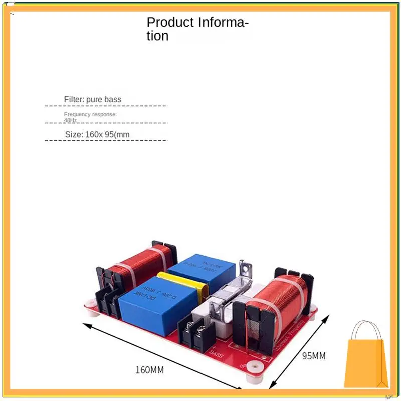 L53A-400W Bass Audio Crossover Сабвуфер Crossover Hi-Fi Высококачественный кроссоверный фильтр