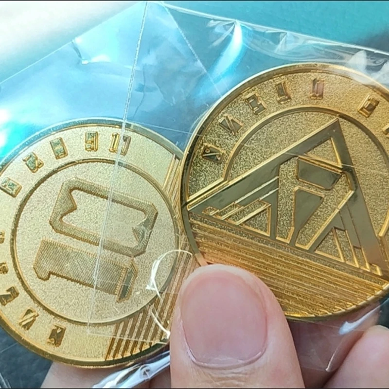 جديد ليكون هيرو X الاتحاد عملة ذهبية كوس X معدن عملة ذهبية الدعامة أنيمي المنتقة السلع هدية عيد ميلاد