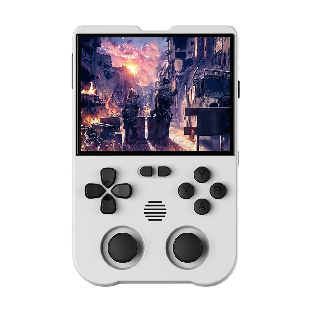 XU10 Handheld Game Player 3D Game Portable Game Console 3.5 Inch IPS Screen Linux RK3326S ​64-bit 3000mAh for Kids and Adult