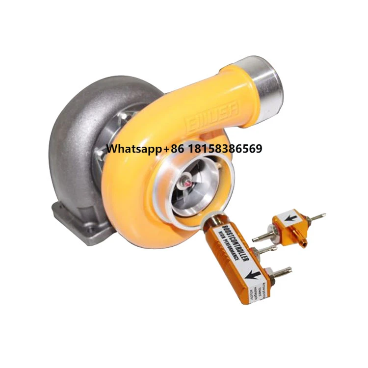 T3/T4 T3T4 T04E Turbocompressor HYBRID.63 A/R Turbina + Controlador de Impulso AMARELO