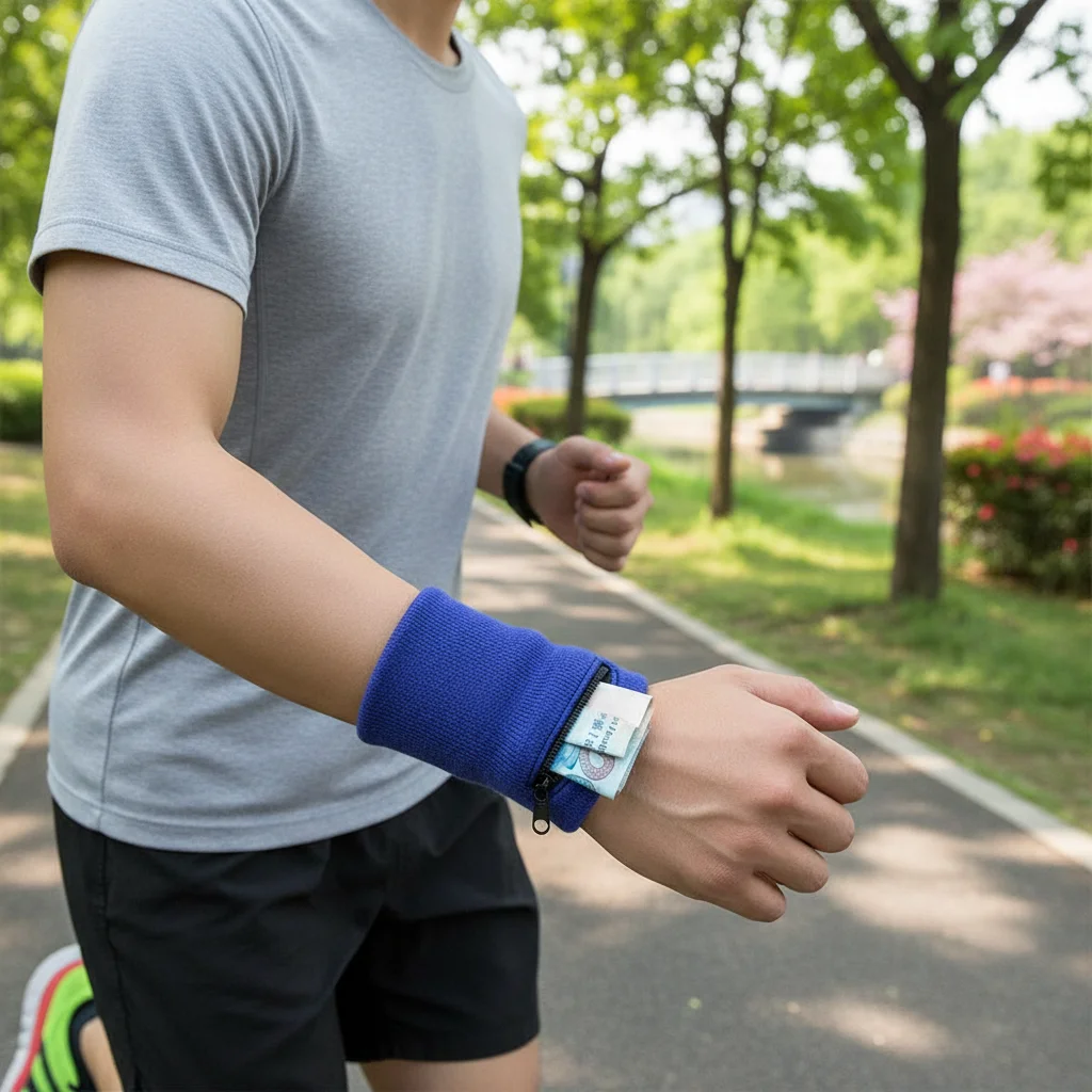 

Бег Тренажерный зал Бег Защита запястья Путешествия Спортивный браслет на молнии Сумка на запястье Спортивная сумка