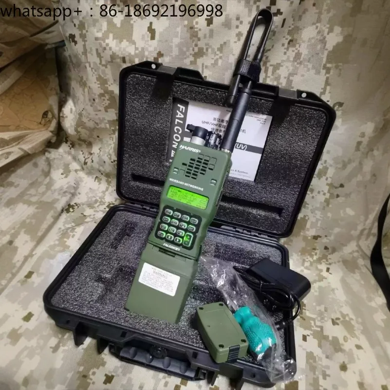 TCA AN/PRC-152A Aluminum Alloy Housing UV Double-stage Walkie-talkie Radio (15W Enhanced Version)