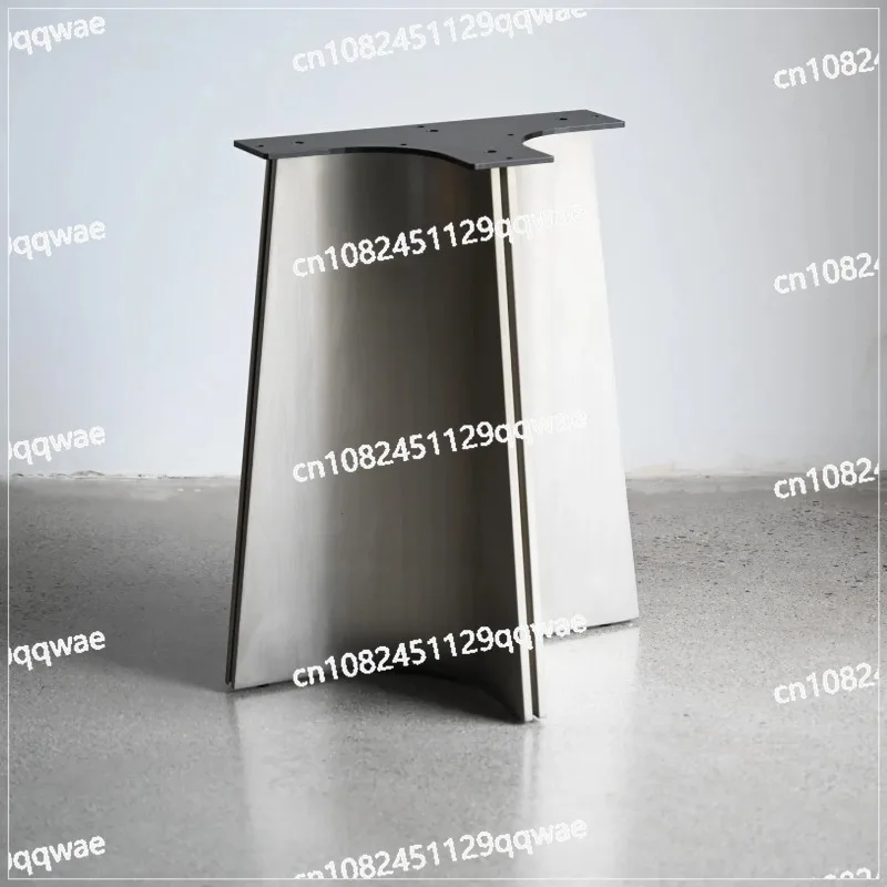 

Table leg bracket stainless steel brushed table foot base rock slab support foot