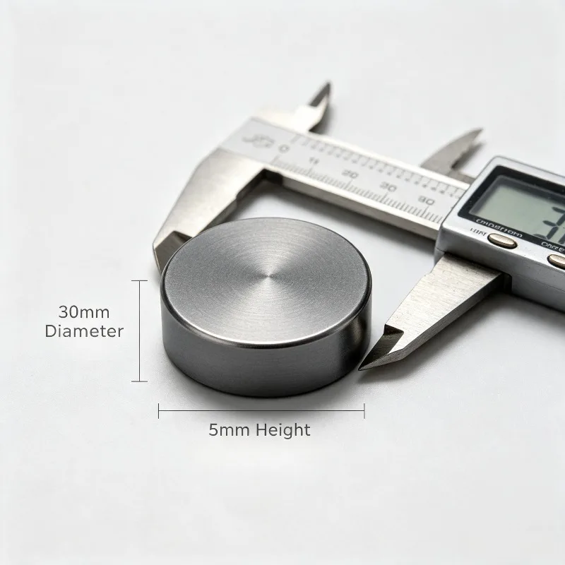 5pcs/lot Diameter 30 mm Height 5 mm Circular High-Temperature Resistant Magnetic