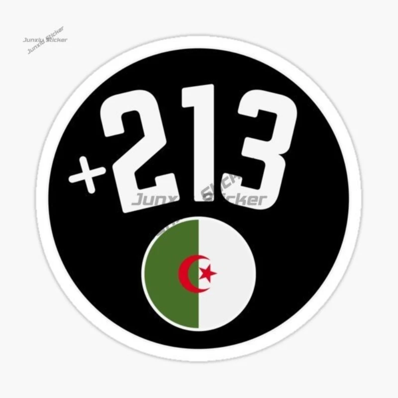

ALGERIA Flag Creativity Car Sticker Laptop Bicycle Decals
