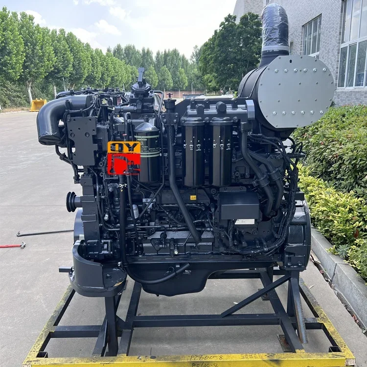 Original Excavator PC600-8 PC600-8EO Engine SAA6D140E-5 6D140-5 Engine Motor