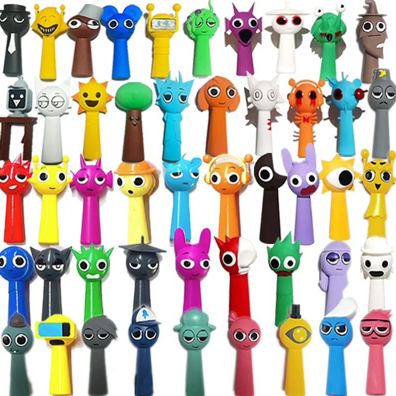 Hot High Quality Sprunk Action Figures PVC Figurine Model Funny Game Peripheral Collectible Doll Desktop Ornament Christmas Gift