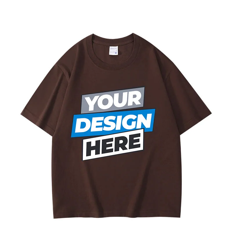 

Heavy Duty T-shirt Customized LOGO Men'S Summer Cotton Solid Shorts Sleeve Clothes Round Neck Pullover Women Tee T-Shirt LS-890