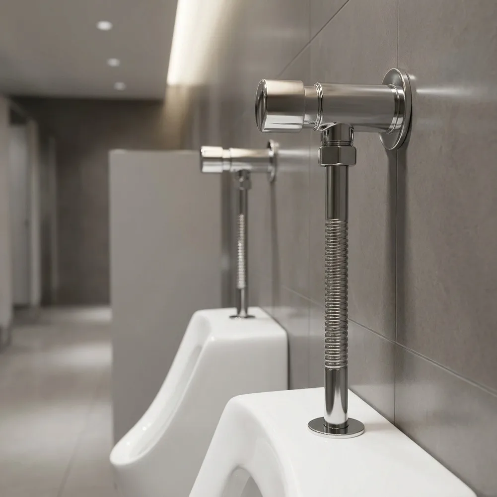 1 MPa Flush Valve Toilet Public Facilities Self-closing Delay Toilets Bathroom Hardware DN15 For Home for hotel Manual