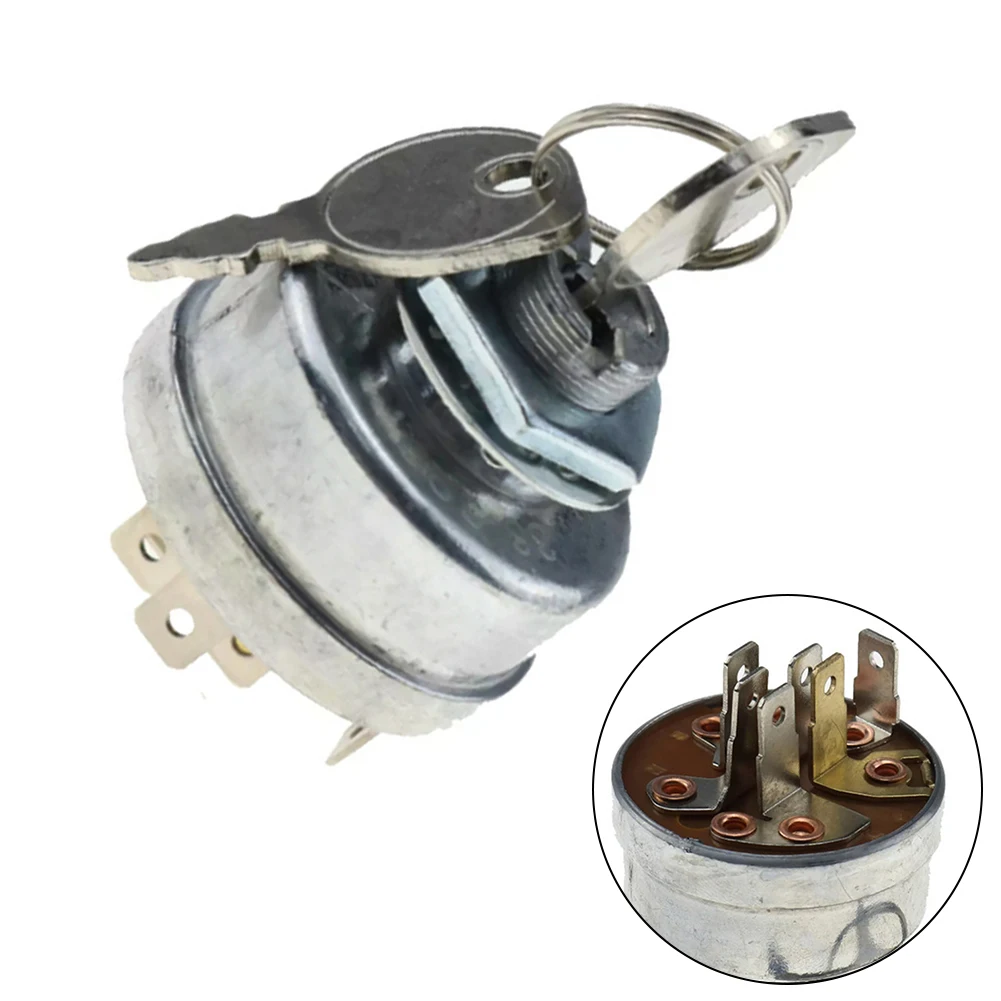 Alloy Switch Ignition Switch Lawn Mowers Outdoor Equipment Non-deformation Structure Quick Installation Wear-resistant Design