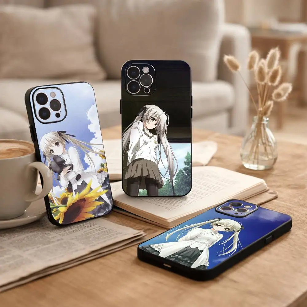 

Y-Yosuga no S-Sora Anime Phone Case For iPhone17,16,15,14,13,12Plus,Pro Max,XS,5G Soft Silicone Black Cover