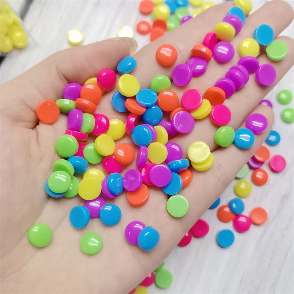 5mm żywica Flatback cukierki Kawaii galaretki DIY kaboszony księga gości zdobienie telefon rzemiosło dekoracyjne części