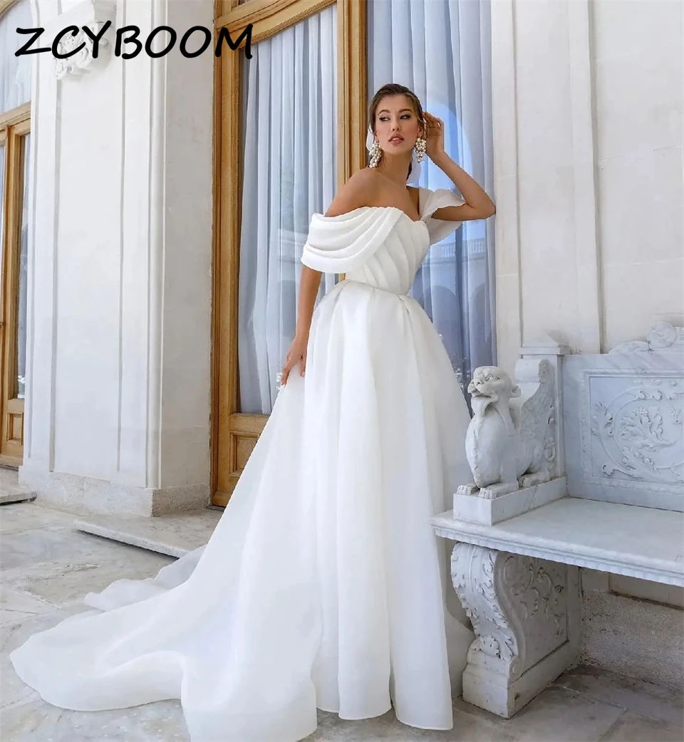 

Sexy Sweetheart Neck High Slit Appliques Tulle Wedding Dresses For Women Court Train 2024 Bridal Gowns Vestido De Noiva