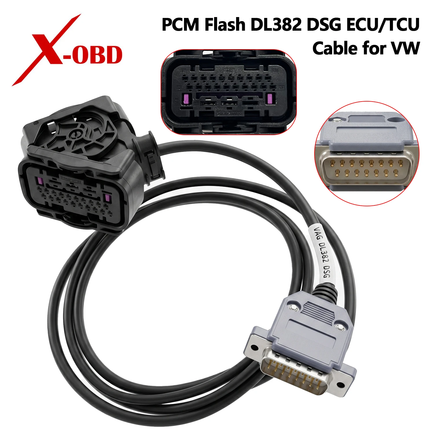 PCM Flash DL382 DSG TCU Cable For Audi A4 B9 S4 Q5 Porsche Macan 0CK 0CJ Bosch TCU Bench Programming Tool