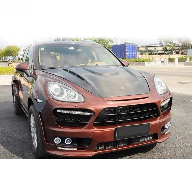 

For Porsche Cayenne 958.1 Carbon Fiber Frp Front Engine Hoods Auto Car Bonnet Cover Body Kit 2011-2014