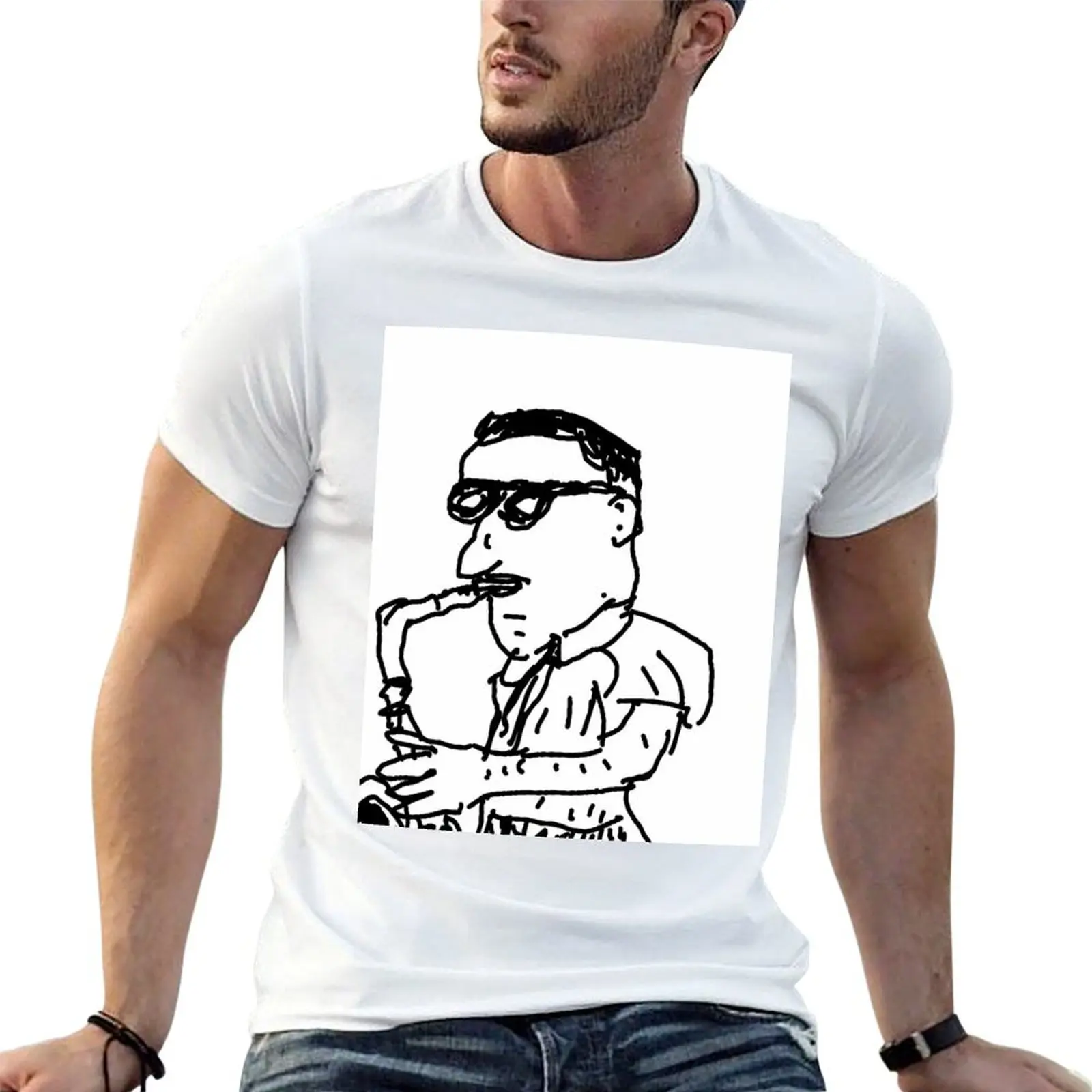 Camiseta West Coast Bop Jazz Sax Man, camisetas para hombre, camisetas de algodón, camisetas de diseñador para hombre, camiseta gráfica