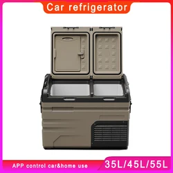 TA Alpicool 35L/45L/55L Car Refrigerator 12V/110V Portable Compressor Cooler 220V/24V Car Home Fast Refrigeration APP Control