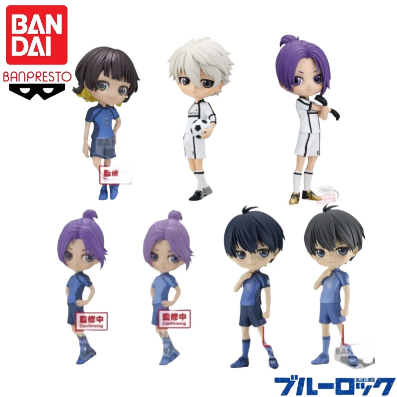 

In Stock Original Bandai Banpresto Blue Lock Qposket Anime Characters Garage Model Toys Statue Collectible Ornaments