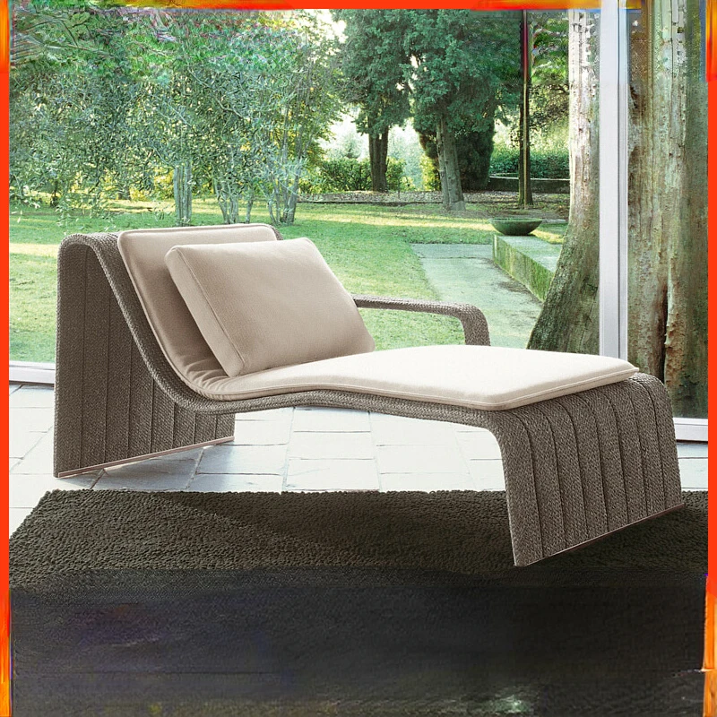 

Rattan bed outdoor rattan-like lounge chair sofa bed