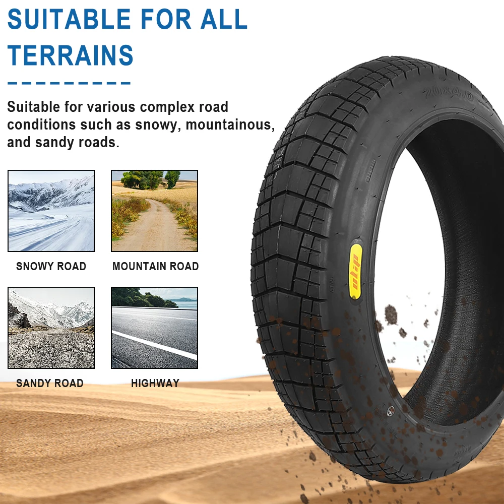Rutschfester Fat Tire 20x4,0 Zoll elektrischer Fat Bike Snow Beach Fahrradreifen für Elektrofahrrad 20*4,0 Fat Tire Teile Zubehör – Detail 6