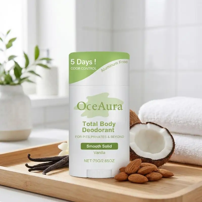 

Vanilla Deodorant Stick Gentle Sweat Control Long Lasting Odor Relief for Sensitive Skin Body Care