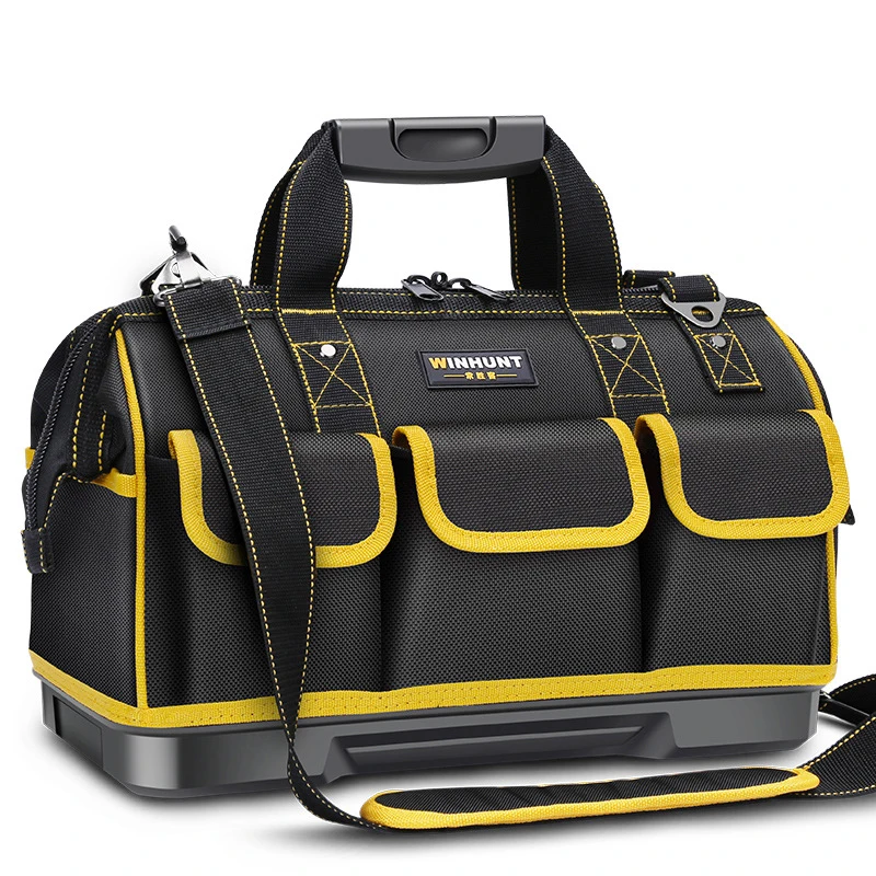 Imagem -02 - Grande Capacidade Ferramenta Eletricista Bolsa Portátil Multifunções Ferramenta Organizador Bolsa Oxford Pano Ferramentas Mochila Bolsas Impermeáveis