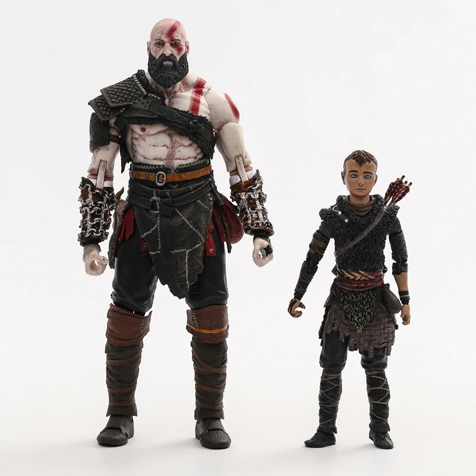 NECA God of War Kratos & Atreus Figurine Collection Action Figure Model Toy Gift